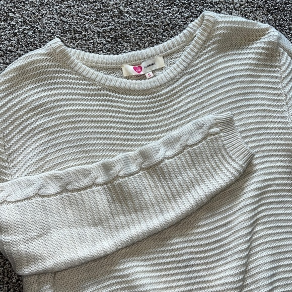Koton‎ Cream Open Back Sweater Size S